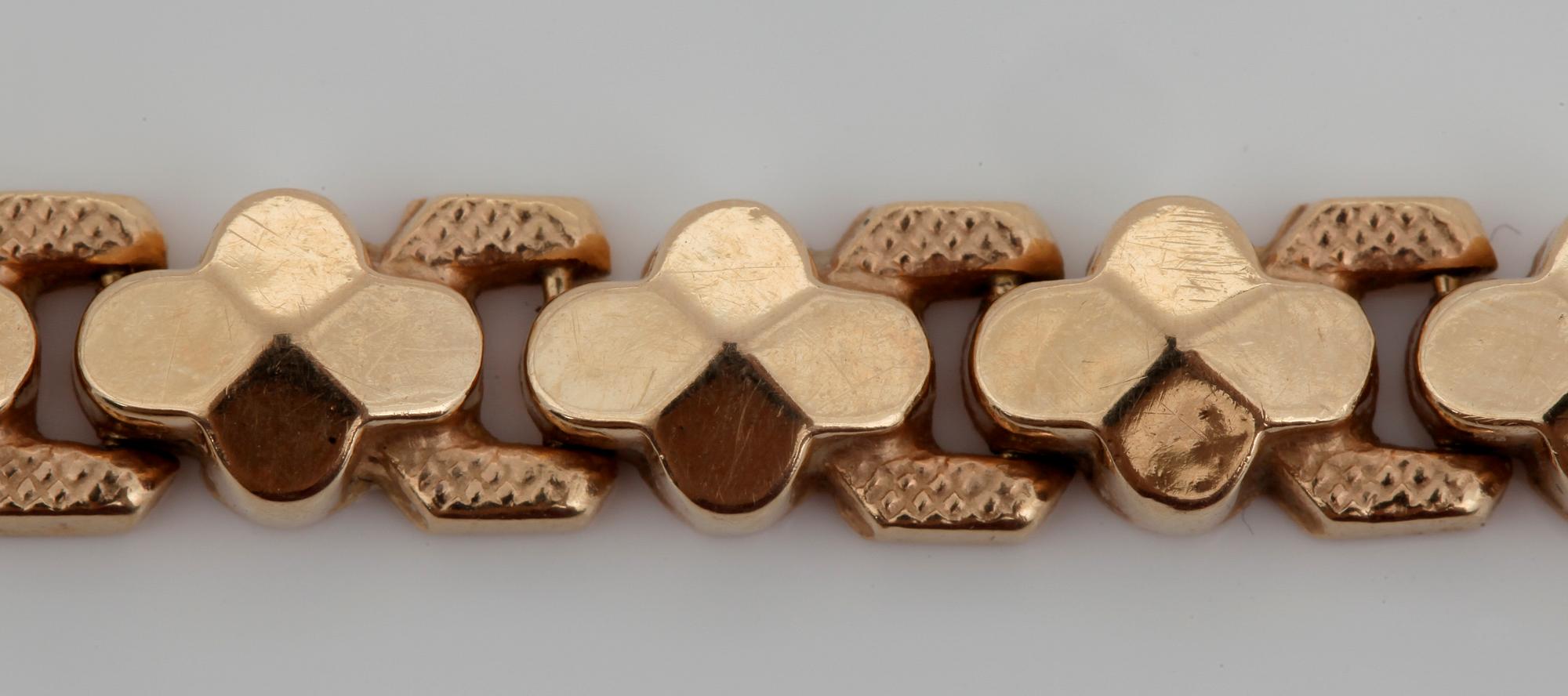 ARMLÄNK, 18 k guld. Vikt ca 12g.