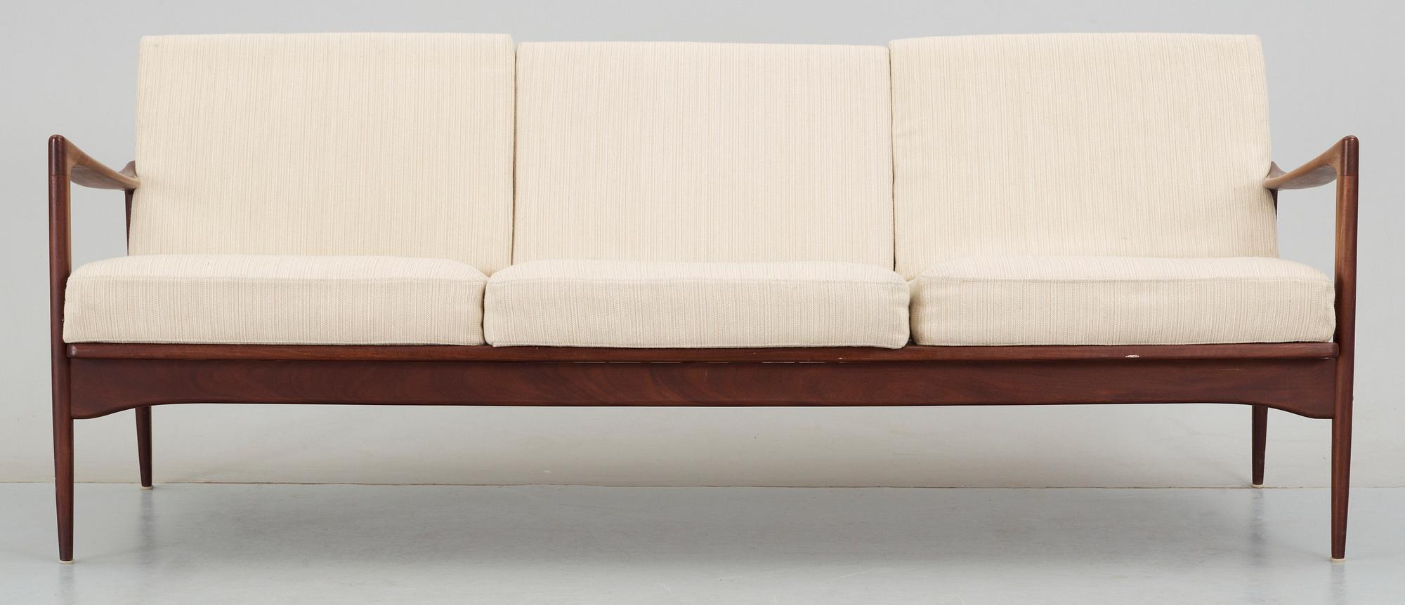 SOFFA, "Kandidaten", Ib Kofod-Larsen, OPE Möbler, Jönköping, 1960-tal.