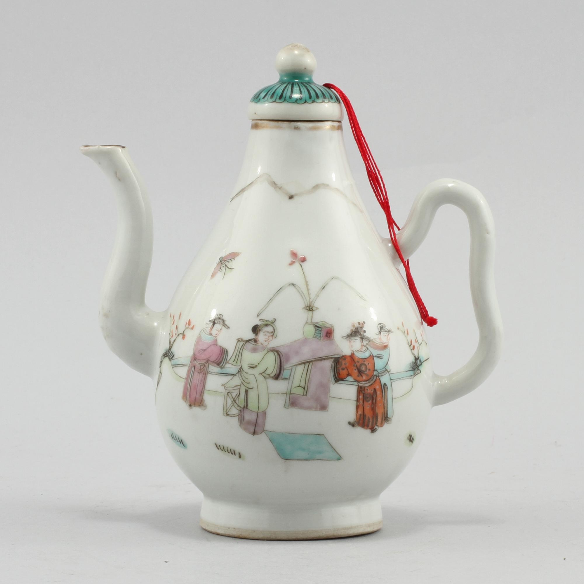 KANNA, porslin, Kina, sekelskifte 1800/1900.