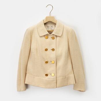 Chanel, a vintage wool and silk jacket, size ca 38.