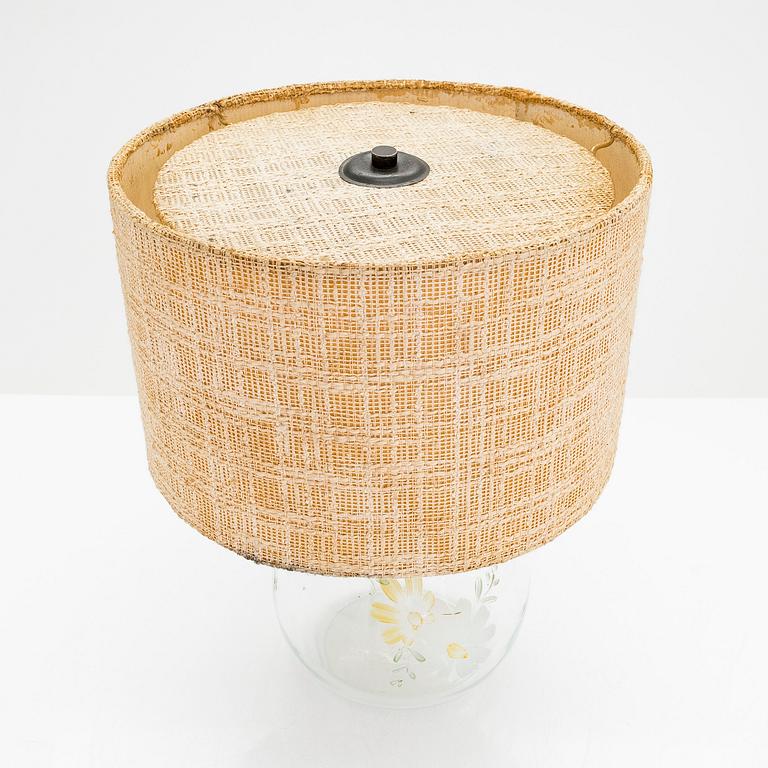 Bordslampa, Köklax Glasbruk 1940-tal.