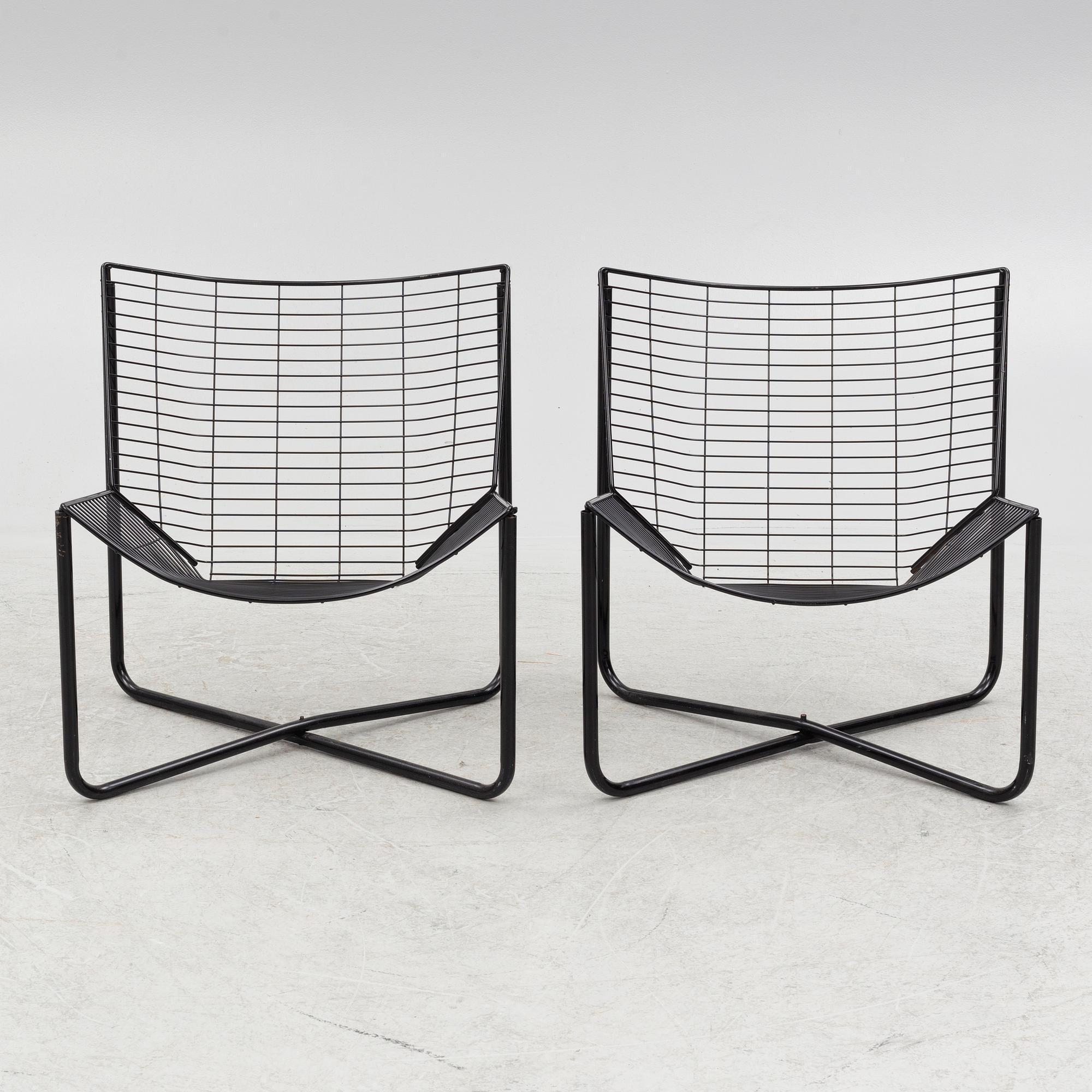 Niels Gammelgaard, a pair of 'Järpen' armchairs and tables, IKEA.