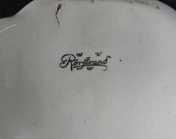 KANDELABER, flintgods, "Daldansen", Rörstrand.
Proveniens: Git Gay.