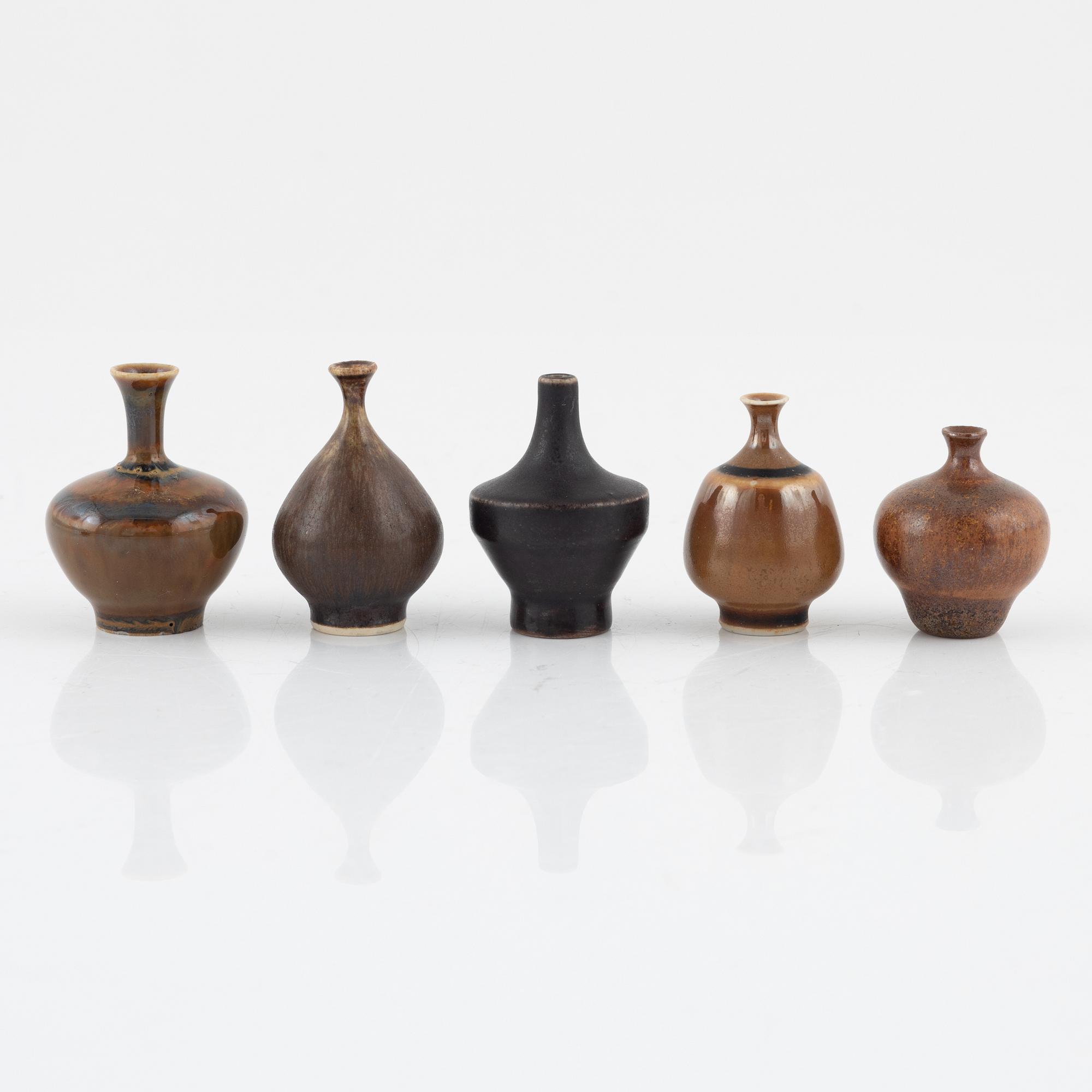 Miniatyrer, 25 st, bl.a. Johan Andersson, Höganäs.