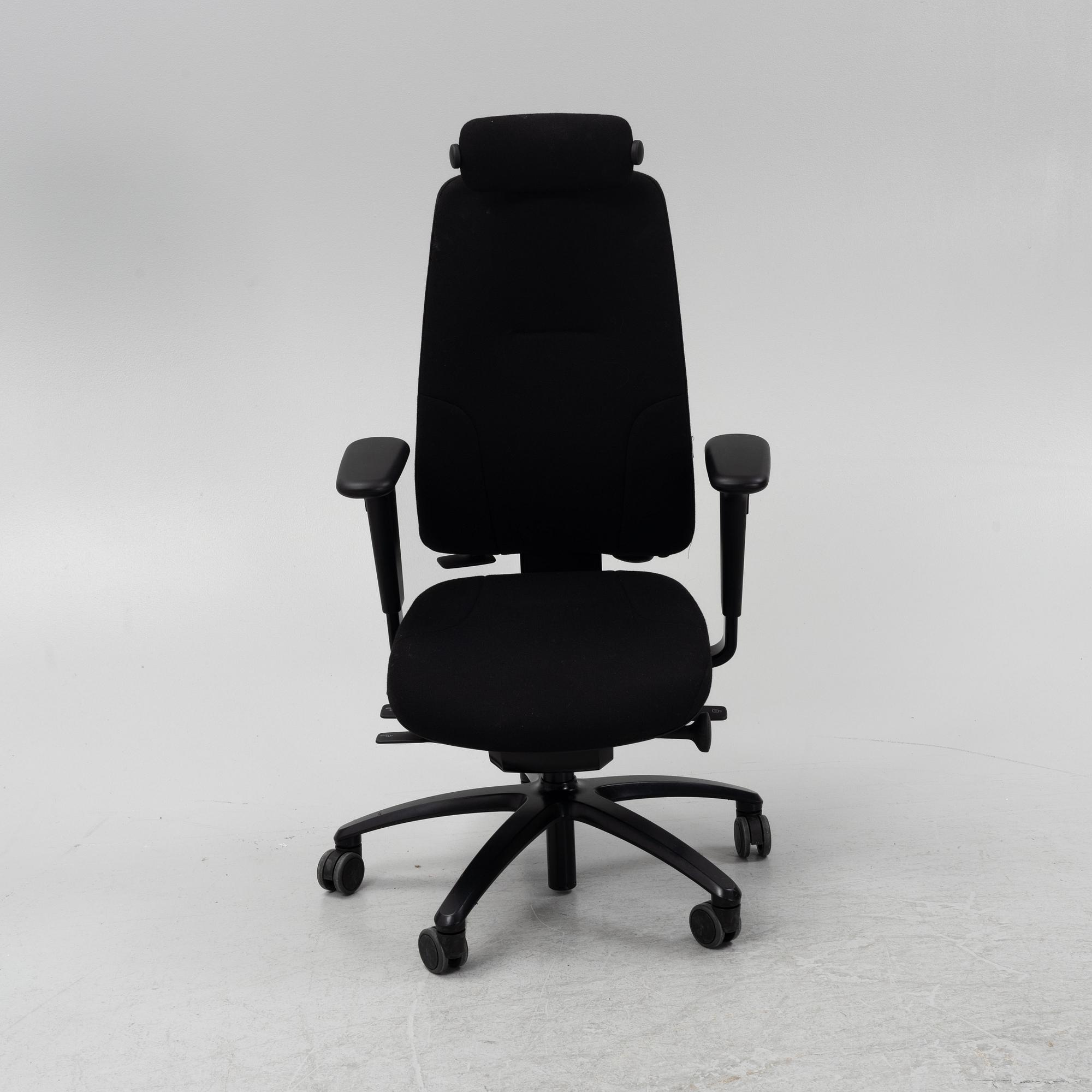 An RH Logic 220 office chair.