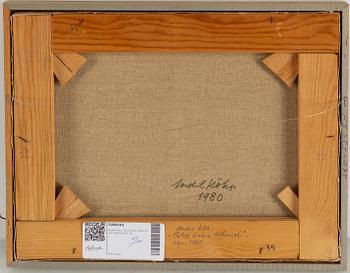 Endel Köks, oil on canvas, signed and dated -80.