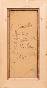 JARKKO PELTONEN, oil on canvas, laid on board, signed and dated 2001.