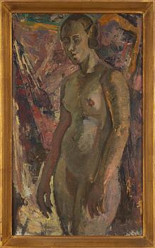 Maja Braathen, olja på duk, signerad och daterad -24 a tergo.