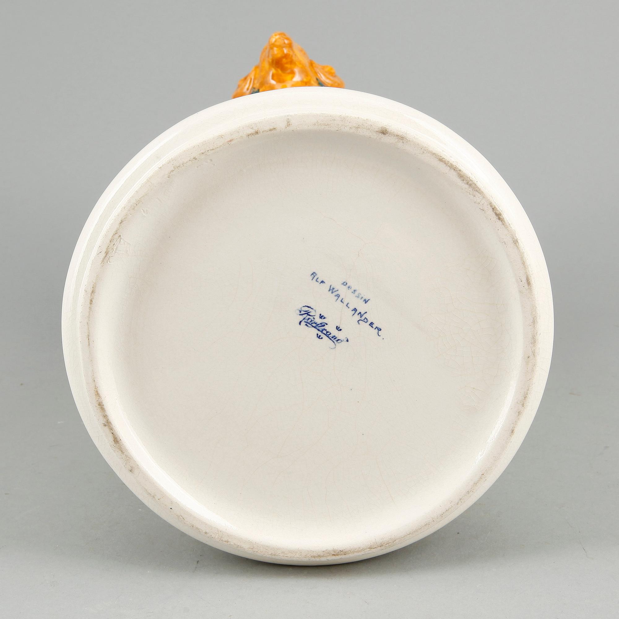 VAS, flintgods, Alf Wallander, jugend, 1900-talets första del.