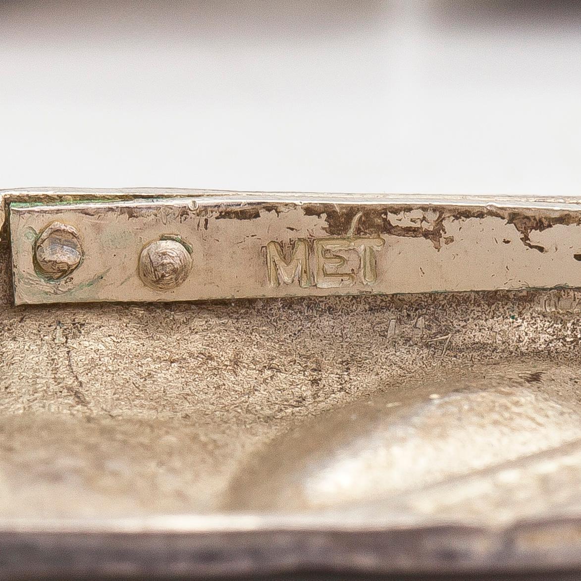 Björn Weckström, A sterling silver bracelet 'Galactic peaks' for Lapponia 1972.