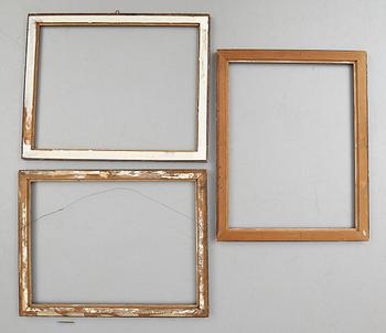 RAMAR, 3 st, trä, 1800-tal.