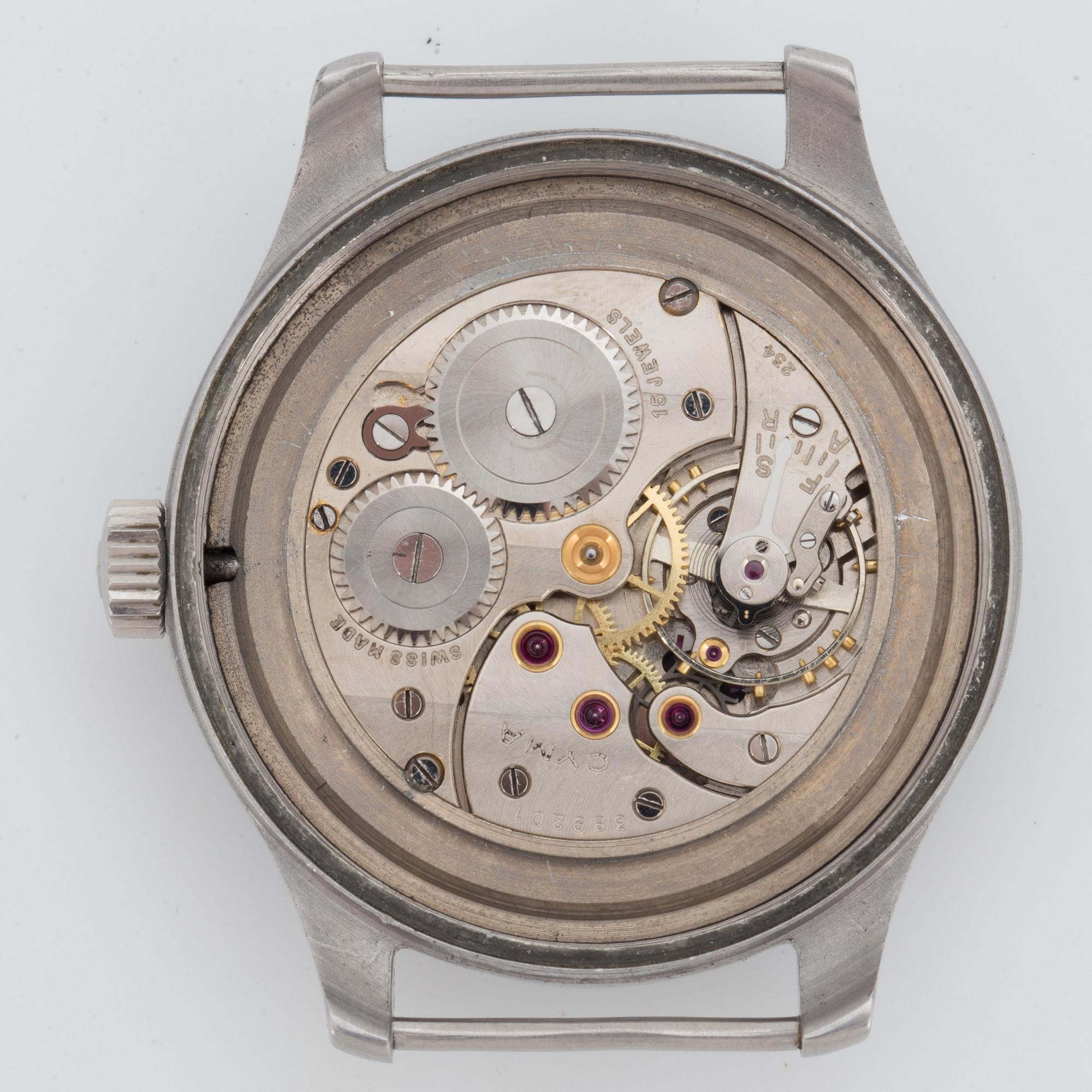 CYMA, "Military", armbandsur, 38 mm,