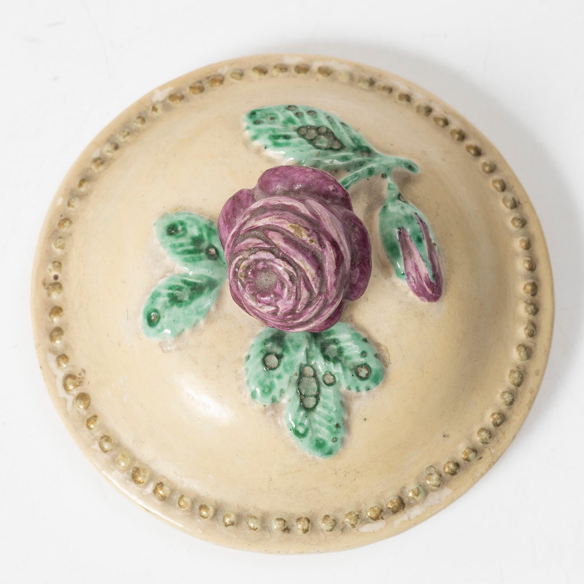 A flintware jar from Marieberg, Steen's period (1769-1788).