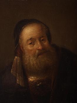 407. Rembrandt Harmensz van Rijn Copy after, Portrait of an elderly gentleman.