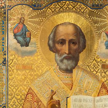 Icon, Russia, Saint Nicholas.