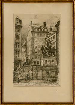 EINAR FORSETH, blandteknik, signerad och daterad 1944.