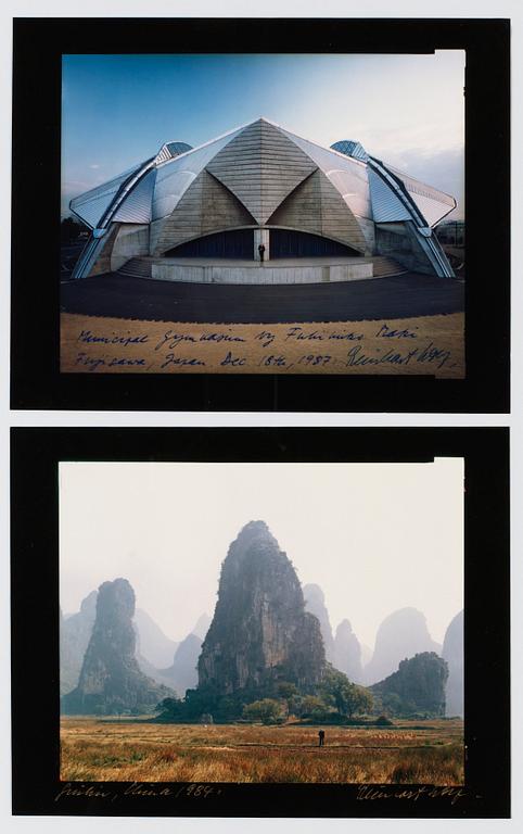 REINHART WOLF, fotografier, 2 st, sign.