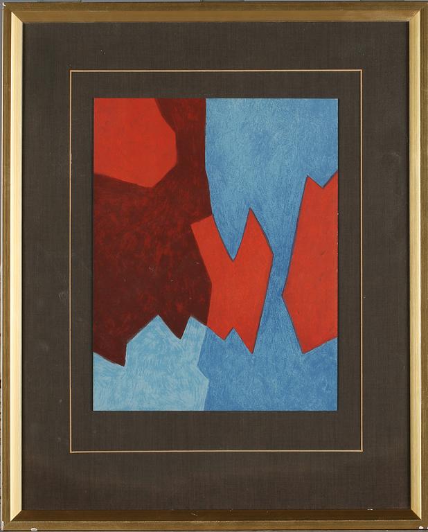 SERGE POLIAKOFF, efter, färglitografi, osignerad.