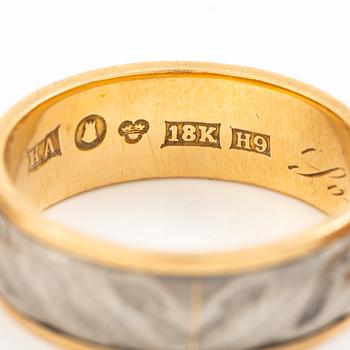 Rings, 4 pieces, 18K gold.