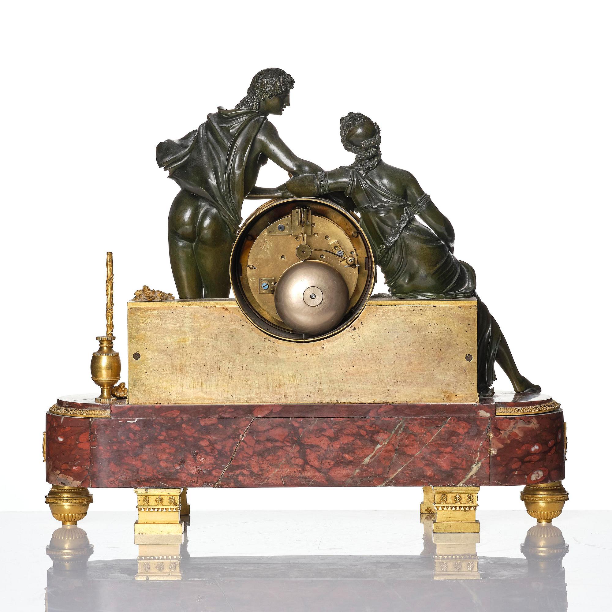 Bordspendyl, Parisarbete, omkring år 1800, Directoire.