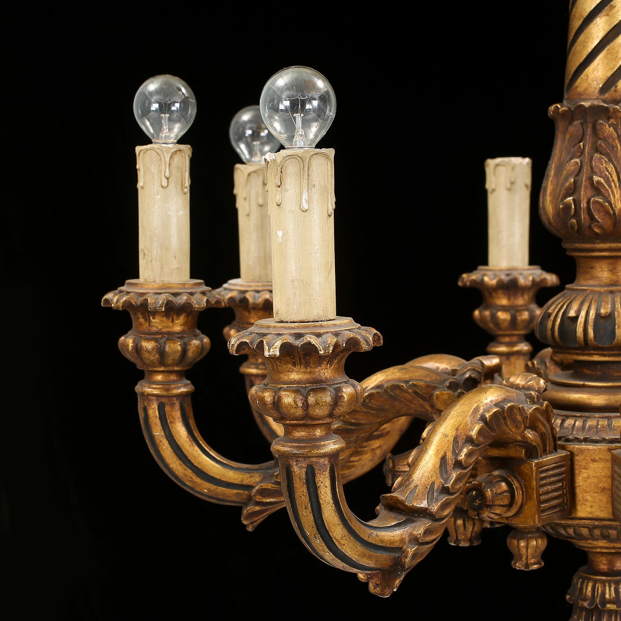TAKLAMPA, Louis XVI-stil, tidigt 1900-tal. Höjd ca 82 cm.
