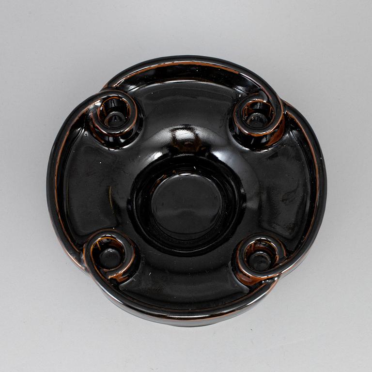 BRITT-LOUISE SUNDELL, BRITT-LOUISE SUNDELL, a stoneware candlestick, Gustavsberg studio.