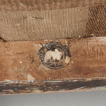 STOLAR, 10 st, Sengustavianska stockholmsarbeten omkring år 1800.