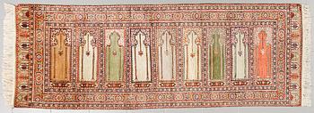A Kayseri saff, old, ca 232 x 87 cm.