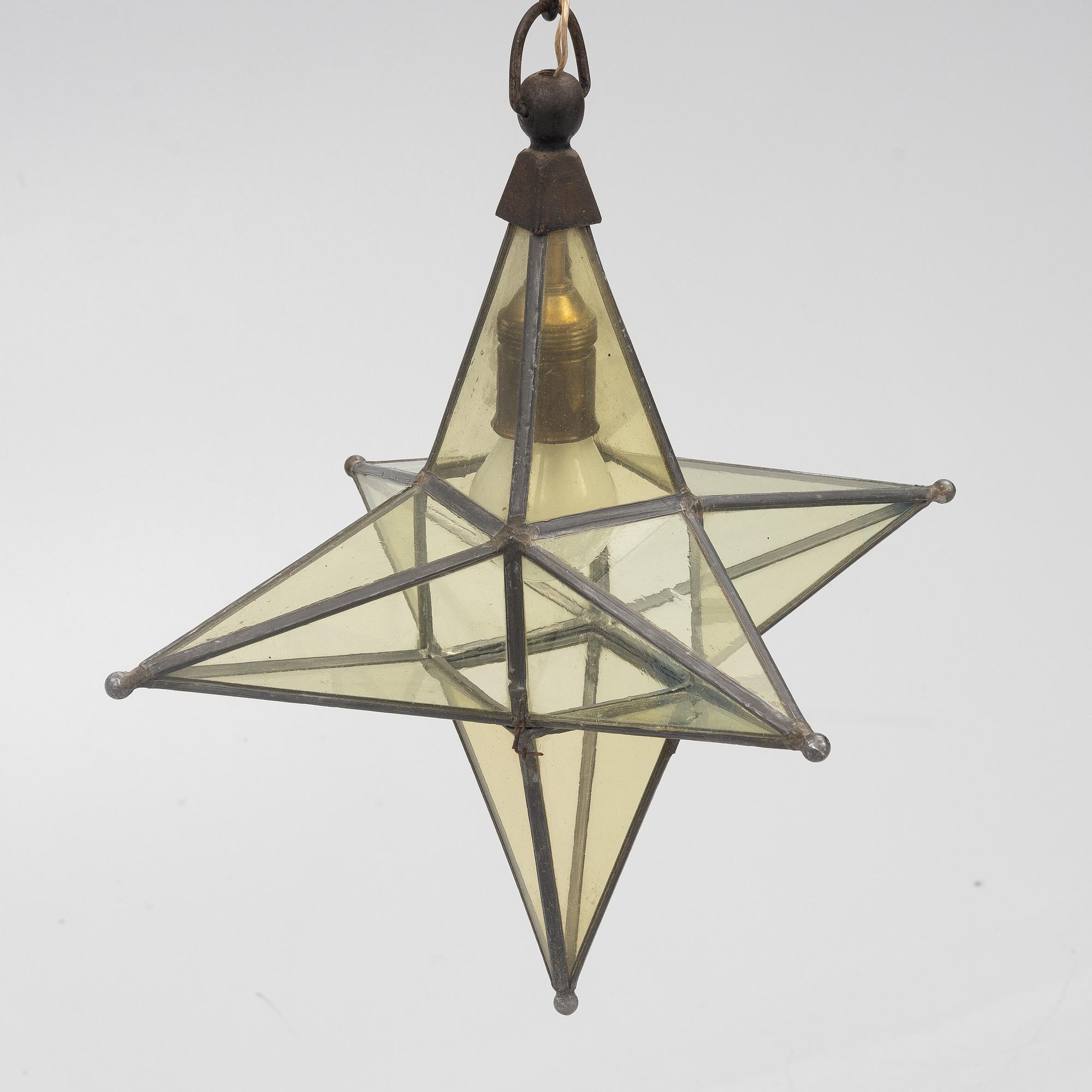 Harald Notini, taklampa, modell ”6202”, Arvid Böhlmarks Lampfabrik, Stockholm, 1920-30-tal.