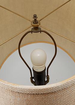 BORDSLAMPA, 1900-talets andra hälft.