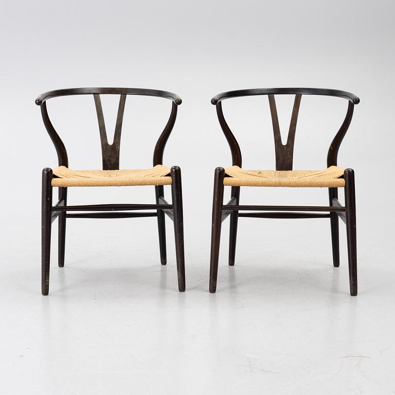 Hans J. Wegner, A pair, Y Chair / CH 24, Carl Hansen & Søn, Denmark.