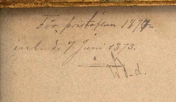 Ernst Josephson, Sketch for the Prize Subject Moses Found in the Bulrushes, 1873.