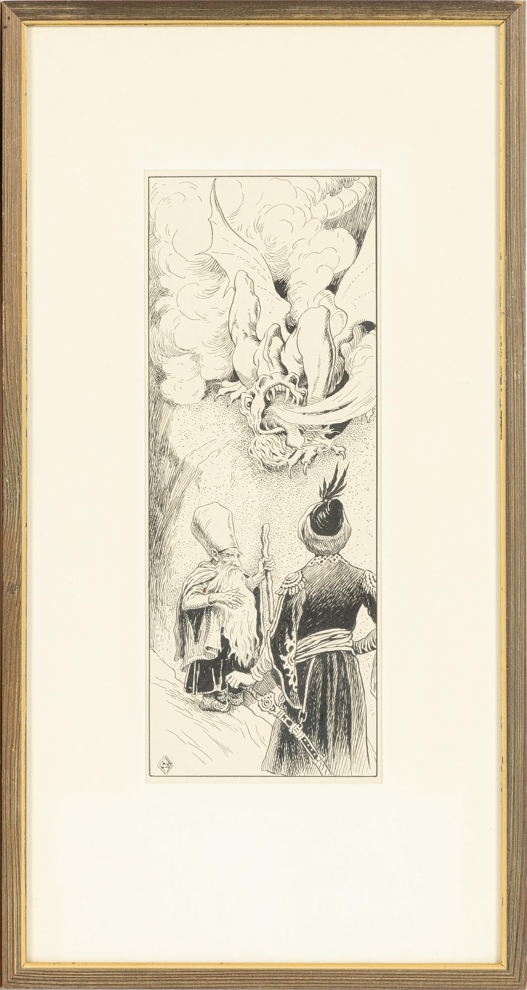 Jenny Nyström, 2 pcs, Thousand and One Nights.