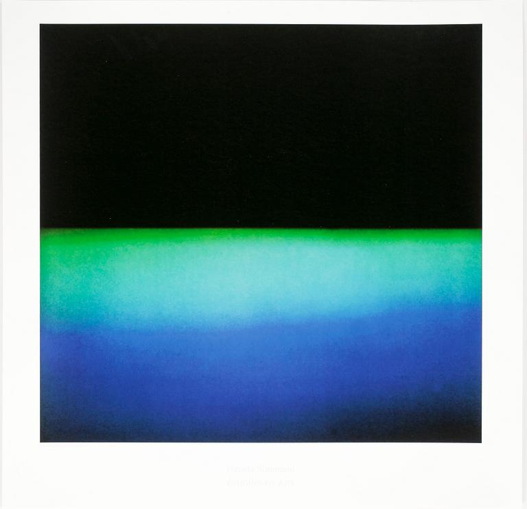HIROSHI SUGIMOTO, offsetlitografi, Origins of Art,  "Polarized Colours037", dat 2010.