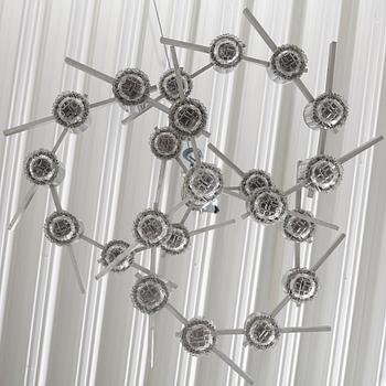 Gaetano Sciolari, a ceiling lamp by Sciolari Lighting, Italy 1960-70's.