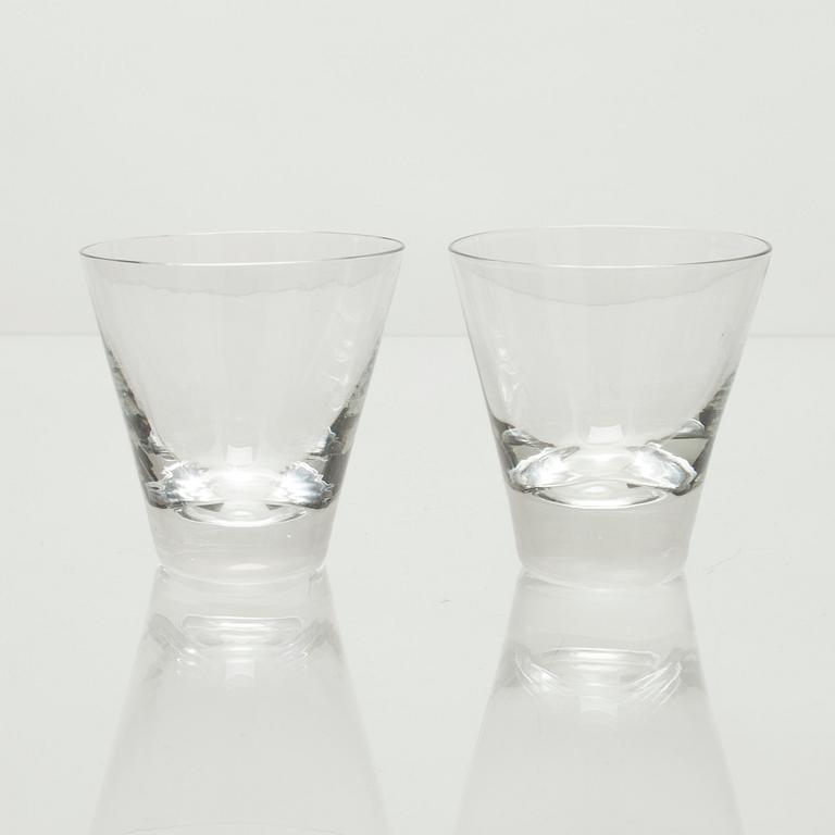 COCKTAILGLAS, 6 st, Tapio Wirkkala, Iittala, signerade TW. Modellen formgiven 1959.