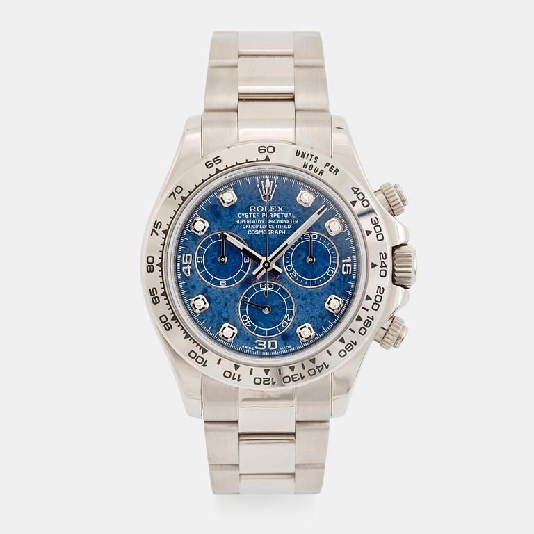 Rolex, Cosmograph, Daytona, kronograf, ”Sodalite Dial”, ca 2007.