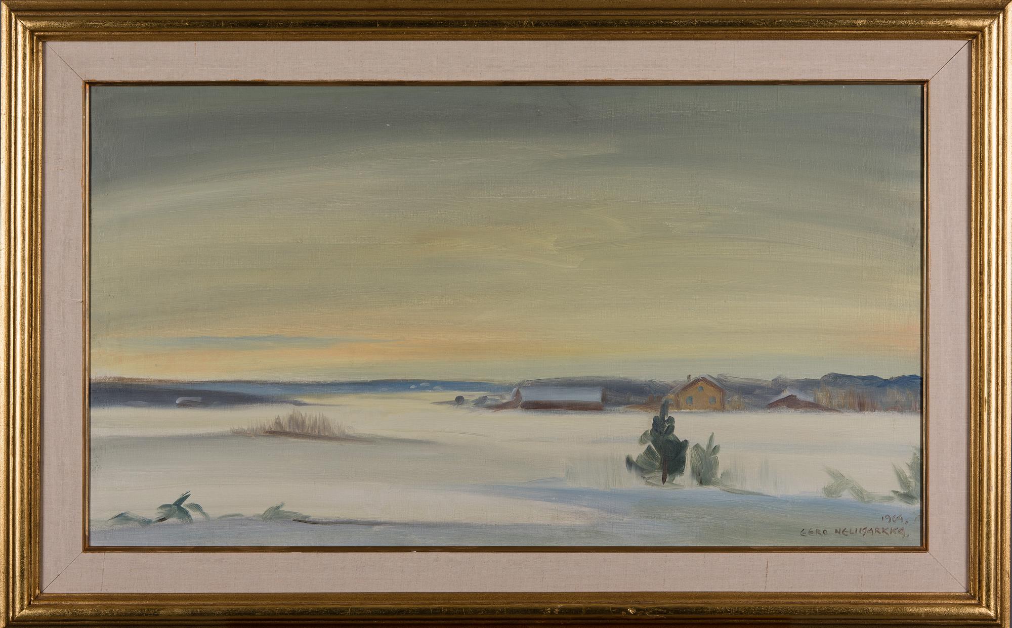 EERO NELIMARKKA, olja på duk, signerad och daterad 1964.