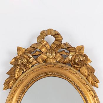 A Gustavian mirror sconce, late 18th Century.