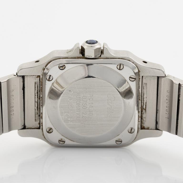 Cartier, Santos Carrée, wristwatch,  23,5 x 23,5 (34,5) mm.