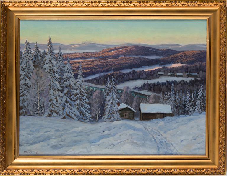 ANDERS ALTZAR, oil on canvas, signed and dated -29.