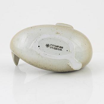Lisa Larson, two stoneware figurines, for Nordiska Kompaniet in cooperation with WWF, Gustavsberg.