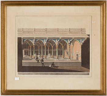 FÄRGAKVATINTER. Ett par. 1800/1900-tal.