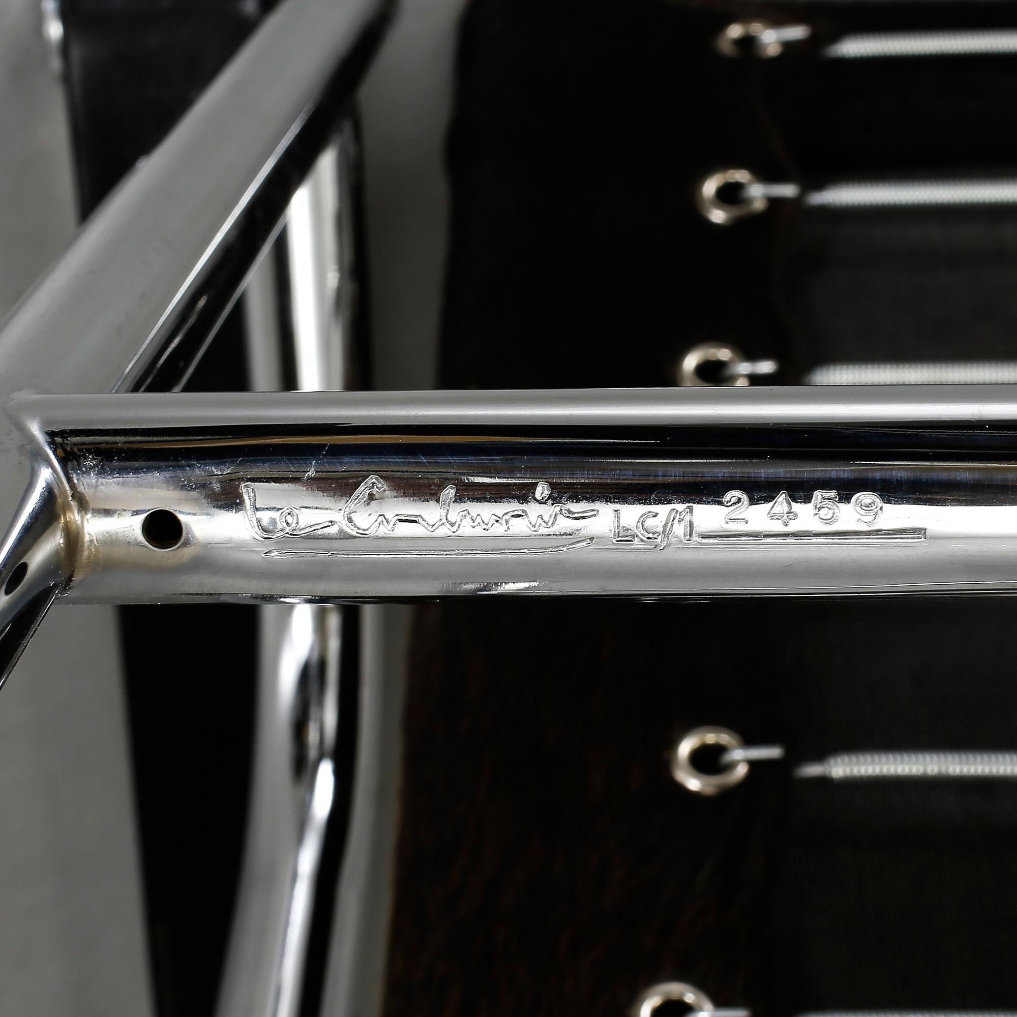 KARMSTOL, "LC-1", Le Corbusier, Cassina, Italien.