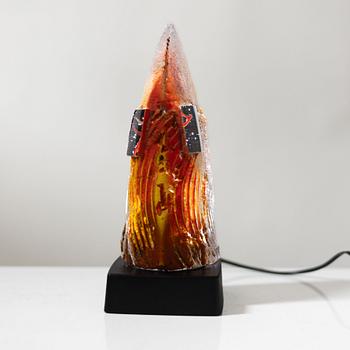 Bertil Vallien, a glass sculpture, Kosta Boda.