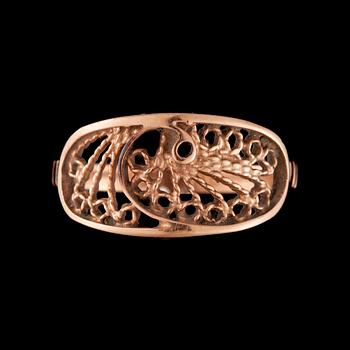 RING, guld 14K, sovjetiska stämplar. Paino 2,6 g.