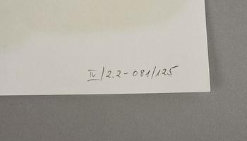 JOSEPH BEUYS. Avtryck, 5 st, sign o numr 81/125.