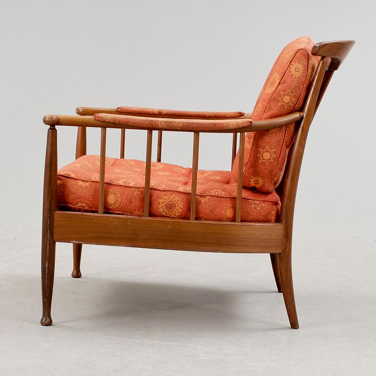 FÅTÖLJ, "Skrindan", Kerstin Hörlin-Holmquist, 1960-tal.