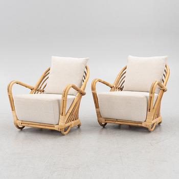 Arne Jacobsen, a pair of 'Charlottenborg Chairs, Sika Design, contemporary.
