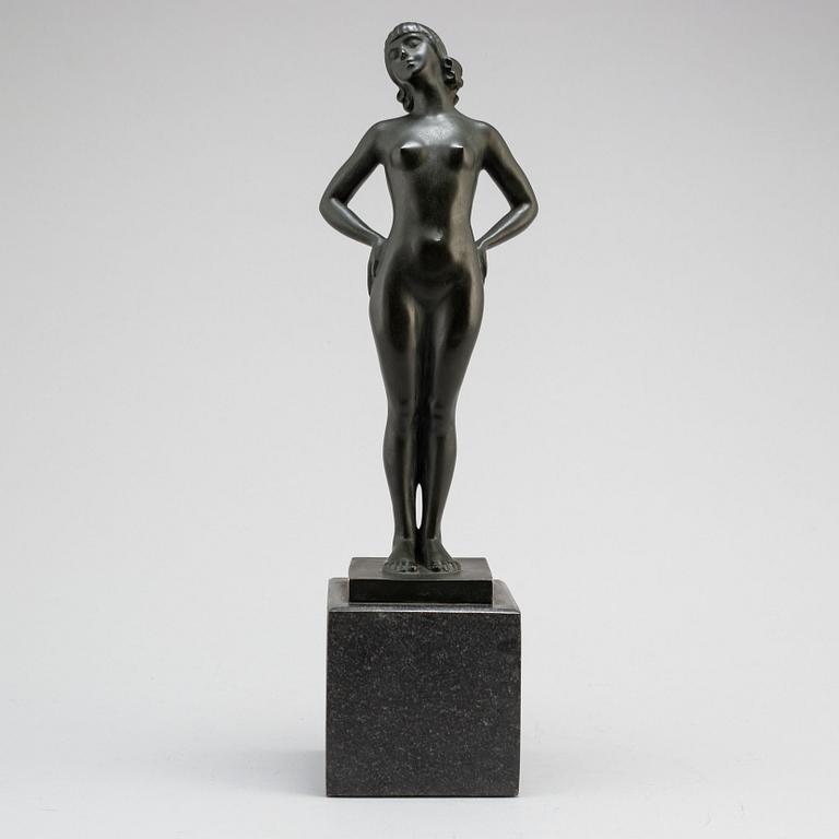 CARIN NILSON, Sculpture, bronze. Signed and with foundry mark. H: 39 cm.